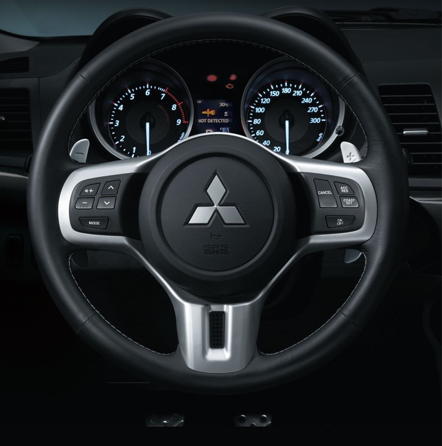 Mitsubishi Lancer Evolution X Interior Steering Wheel